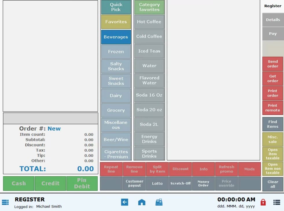 Ring Up Quick Picks Exatouch Knowledge Base