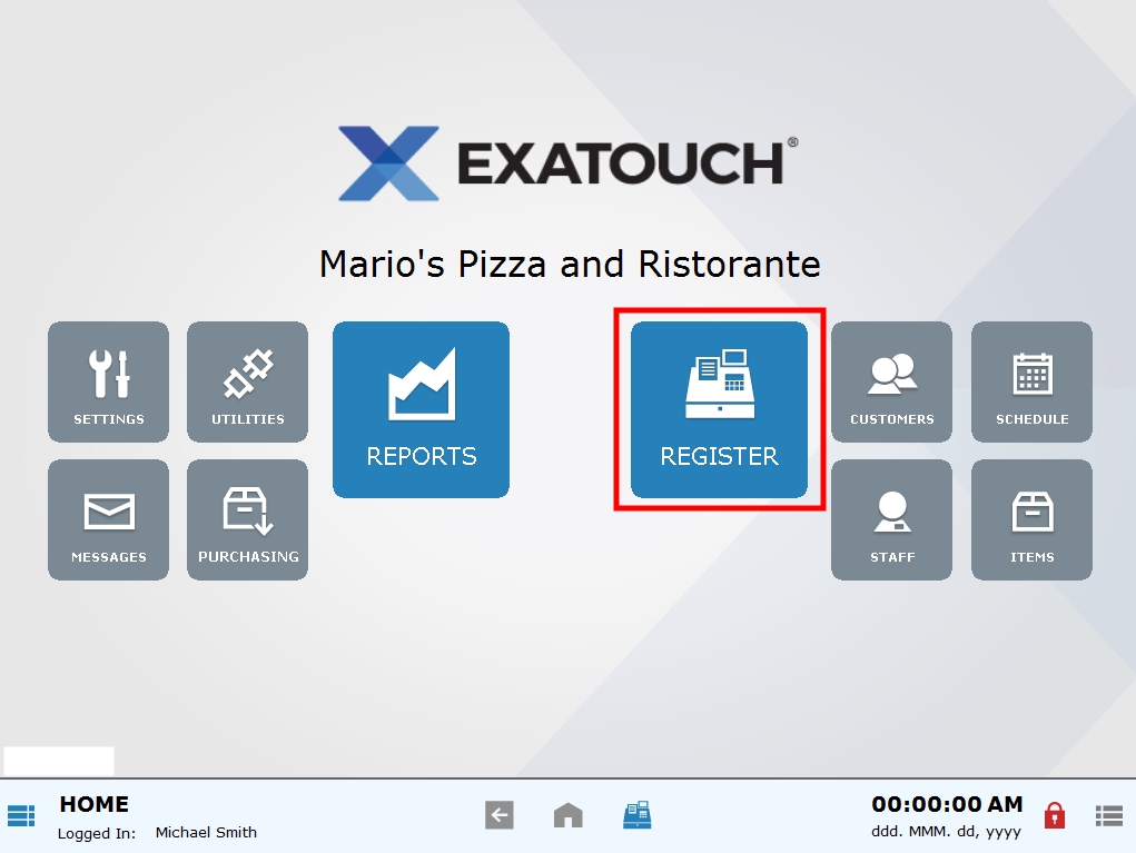 Select Order Type Exatouch Knowledge Base