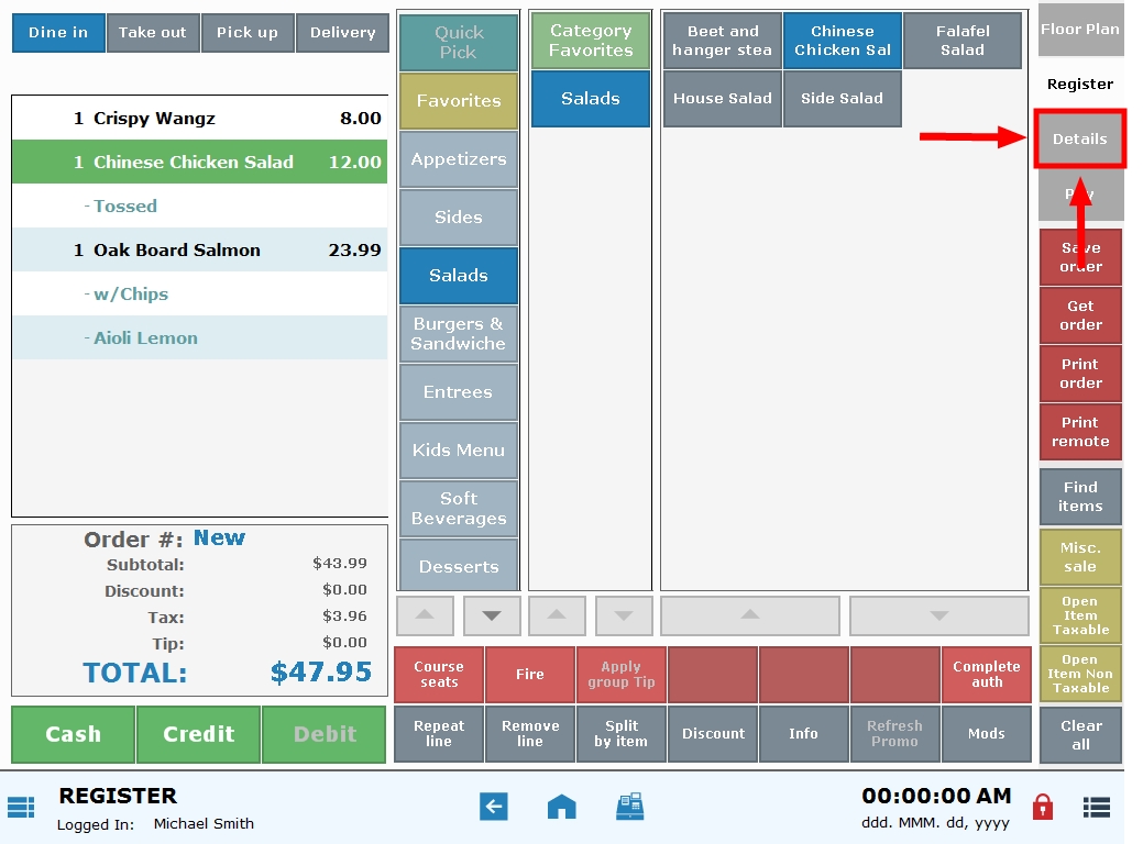 Apply an Item Discount – Prior Releases – Exatouch Knowledge Base