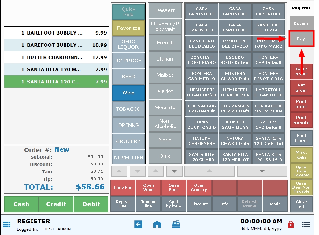 Apply a Global Discount - Prior Releases - Exatouch Knowledge Base