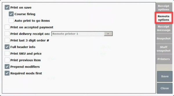 Print Settings - Prior Releases - Exatouch Knowledge Base