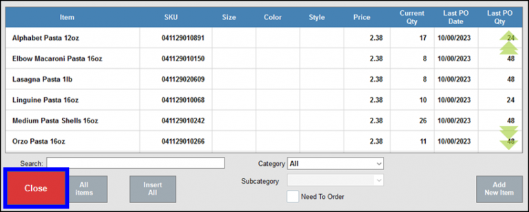 Create Quick Purchase Orders (PO) – Exatouch Knowledge Base