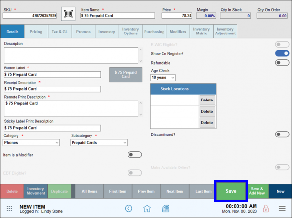 Create a Purchase Order – Exatouch Knowledge Base
