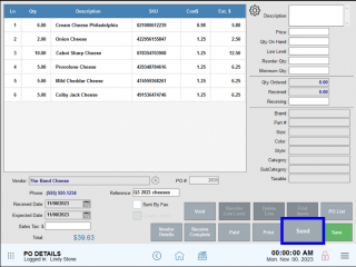 Create a Purchase Order – Exatouch Knowledge Base