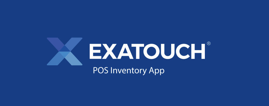 Cropped image of exatouch inventory app home screen