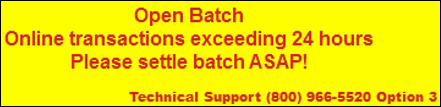 Open batch alert for exatouch lock screen