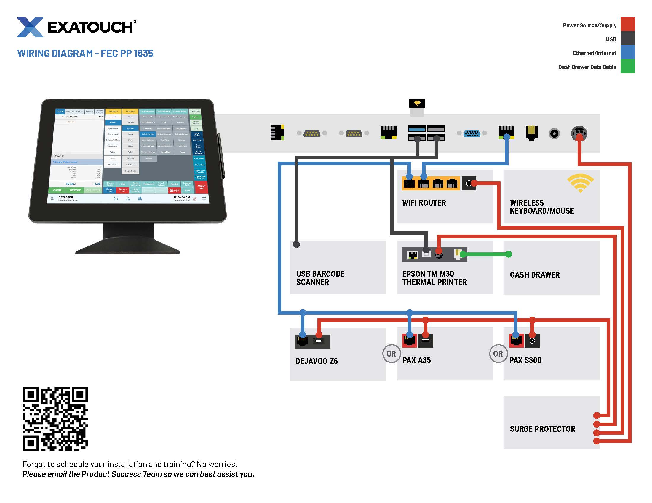 FEC PP 1635 wiring diagram