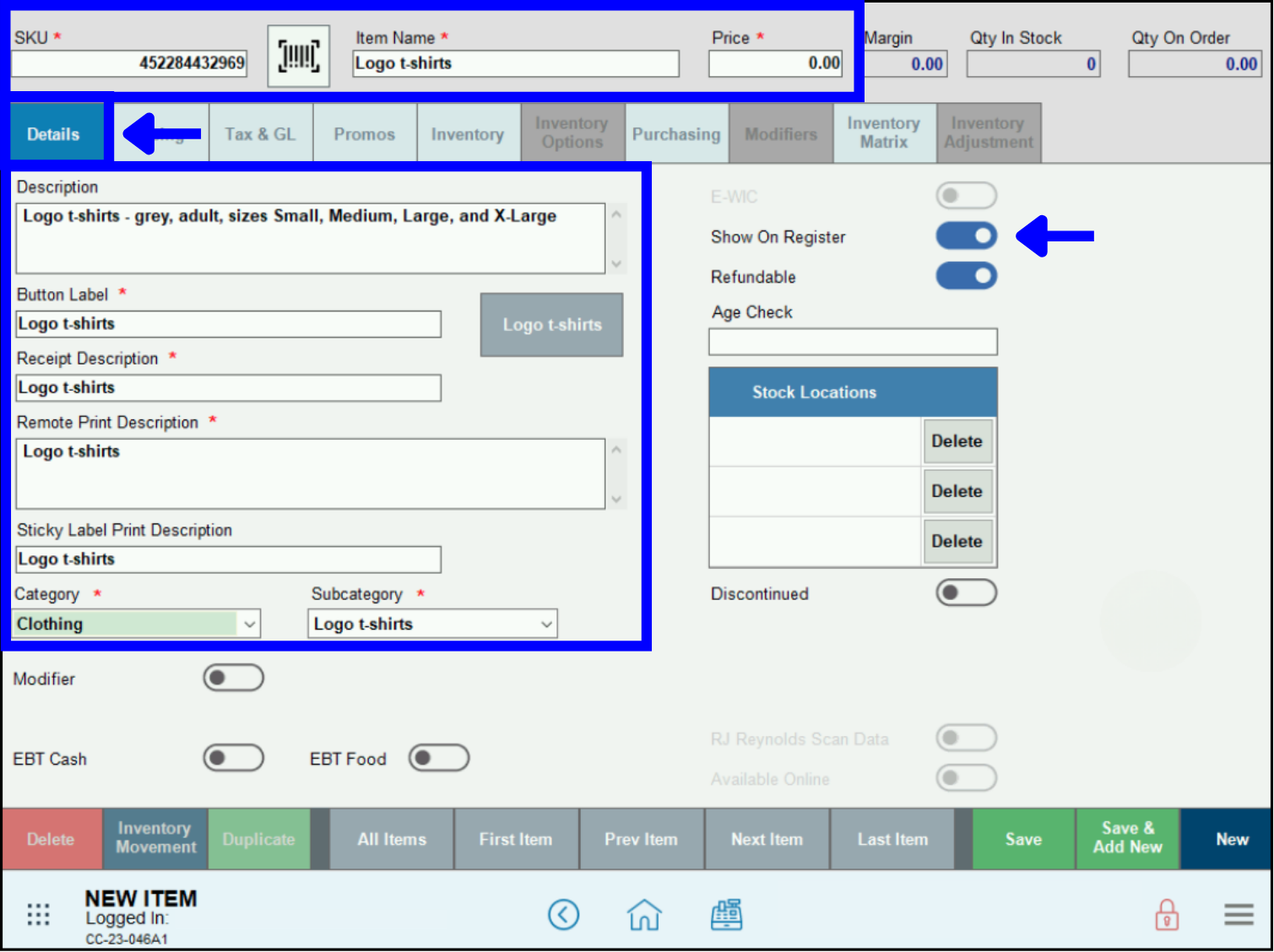 Create a new item to use as a Group and fill in the details