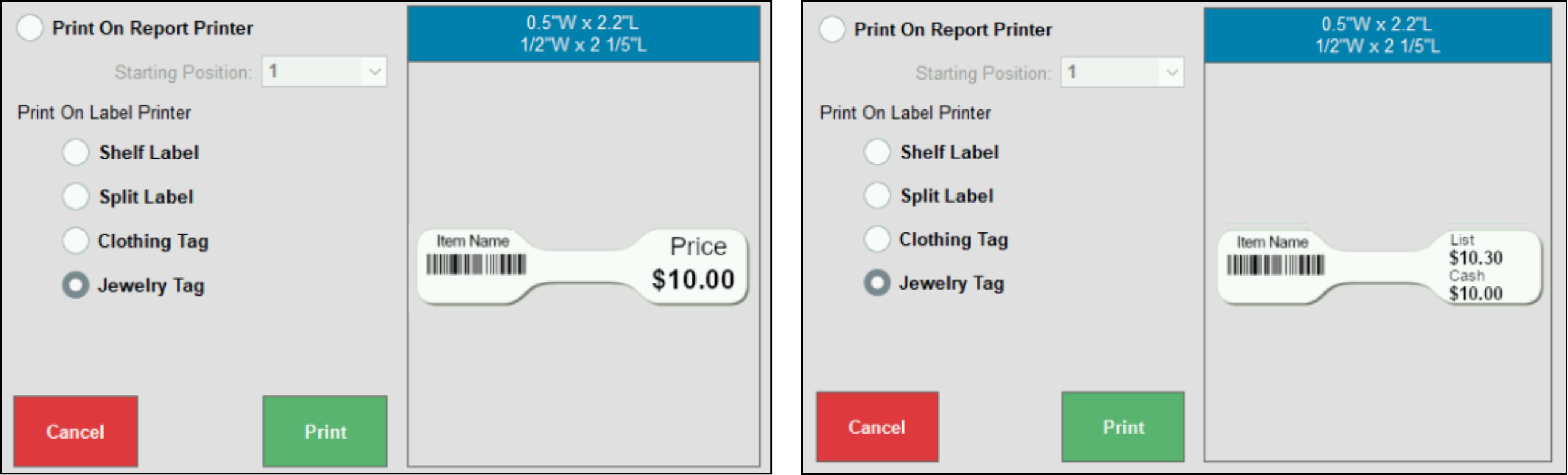 Release Notes 8.375.2 redesigned jewelry tags