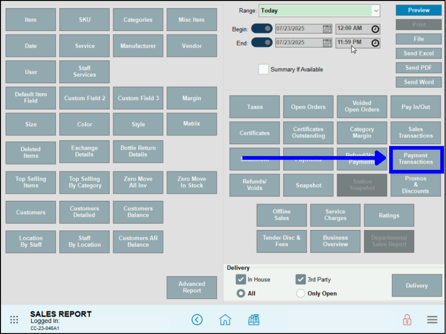 The Details tab of the New Customer screen. On the bottom half of the screen, the toggle for Do Not Take Checks is enabled. There is a blue box with arrows around the Do No Take Checks area, indicating it's importance.