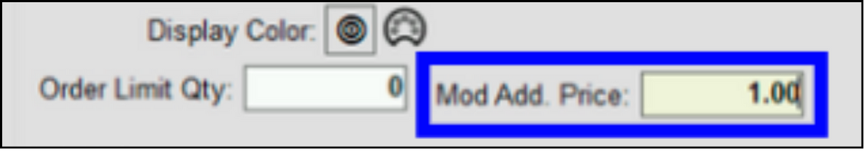  Mod Add Price