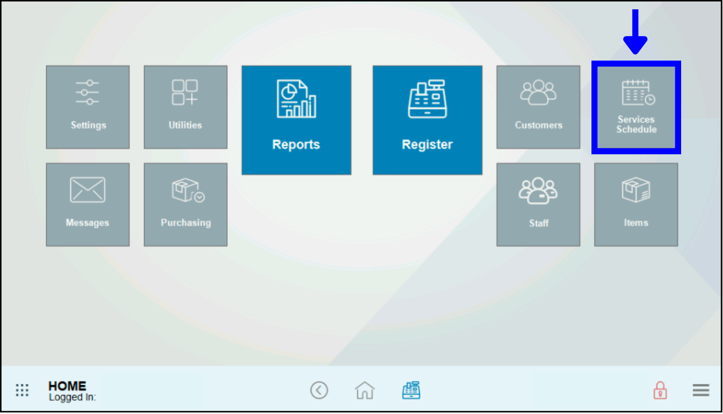 Tap Services Schedule