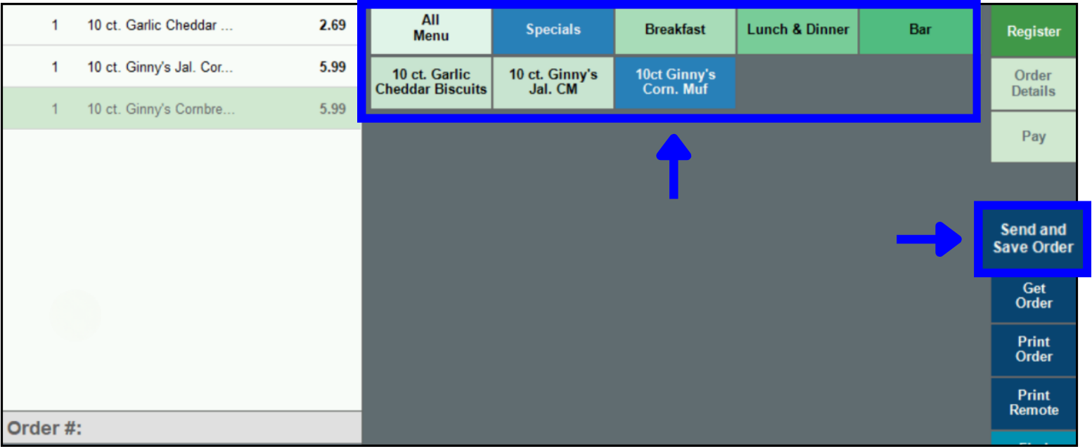 Release Notes 8.379 - Quick Menu button visibility enhancement and Send and Save Order button update