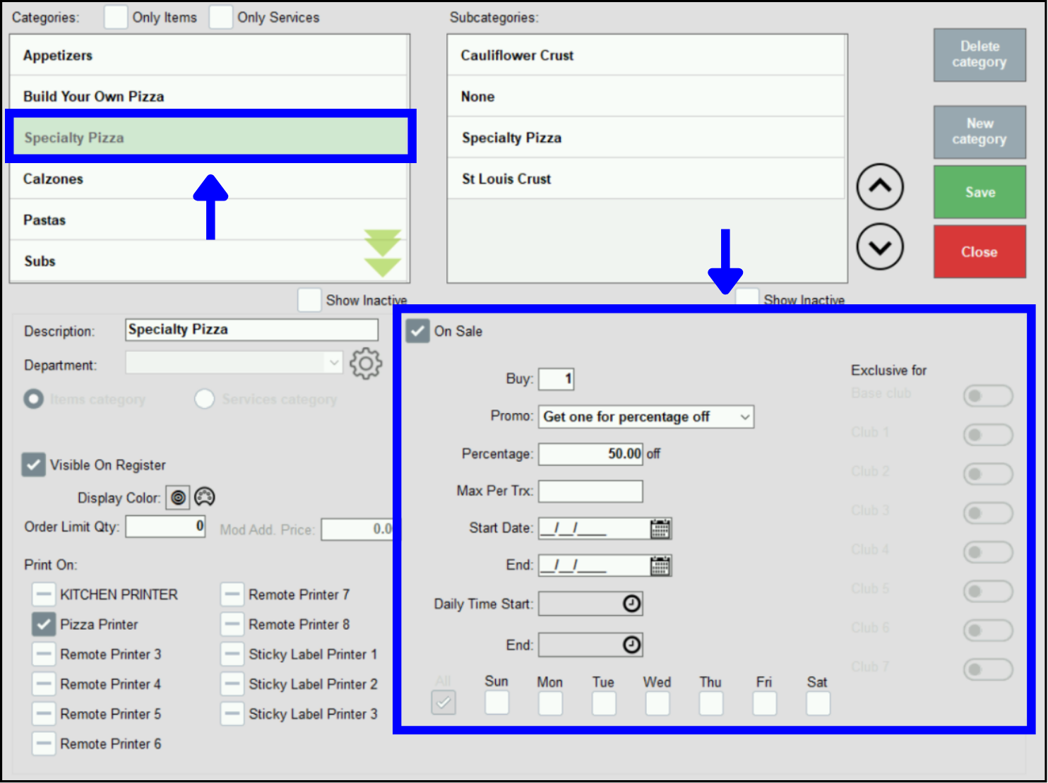 Apps category selected and highlighted