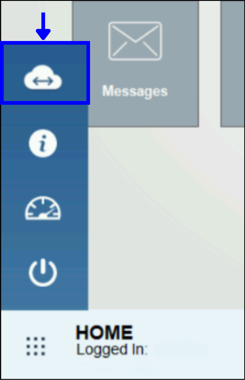 Tap cloud icon